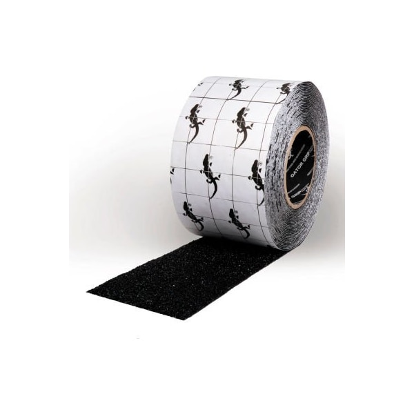 Top Tape And Label Gator Grip Coarse Grit Anti-Slip Tape, Black, 4"W x 50'L Roll, SG6504B SG6504B - main